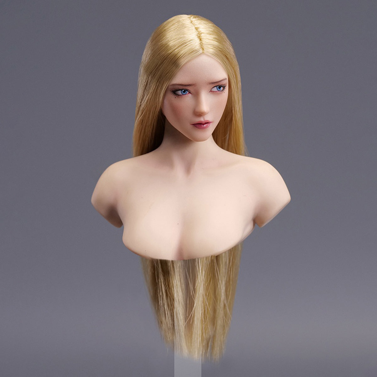 Escultura de cabeza femenina asiática con ojos móviles de YMTOYS - Lianxiang para figuras de acción