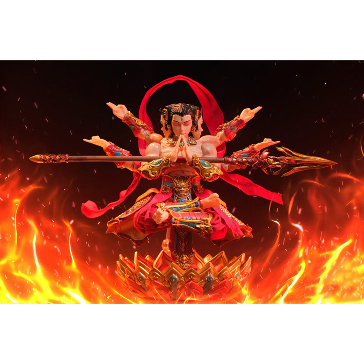 JOYMAN 1/12 Three Altars Sea Assembly Great God Nezha Third Prince Action Figures
