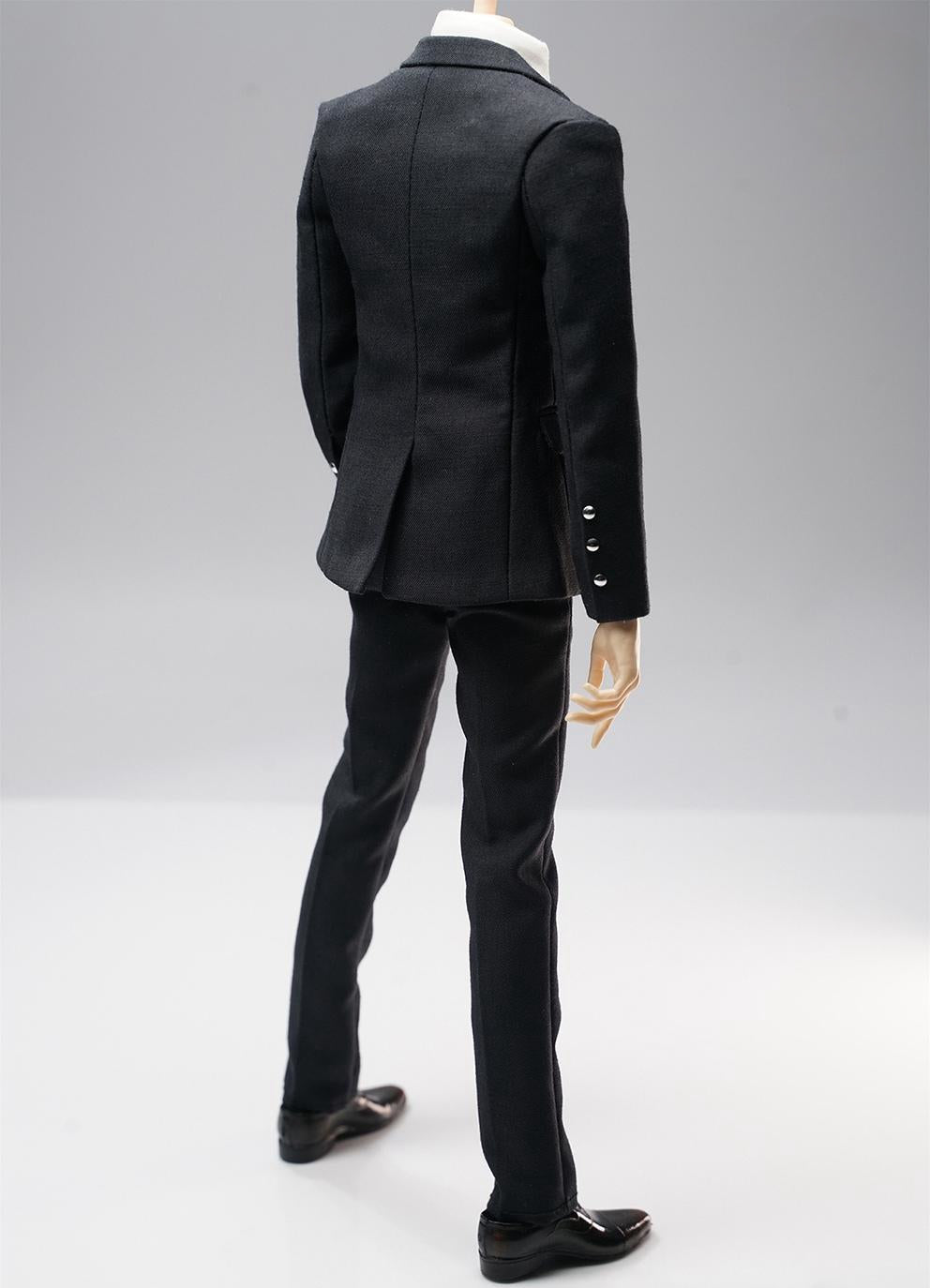 HiPlay 1/6 Scale Figure Doll Clothes: Black Gentleman's Suit for 12-Inch Collectible Action Figure clr02