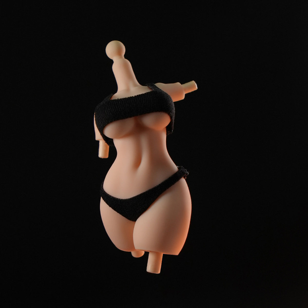 CHENJI CRAFT Seamless Body Chenji Frame Body Universal Art Silicone (L/S/XL Side) 1/12 Scale Action Figure Body