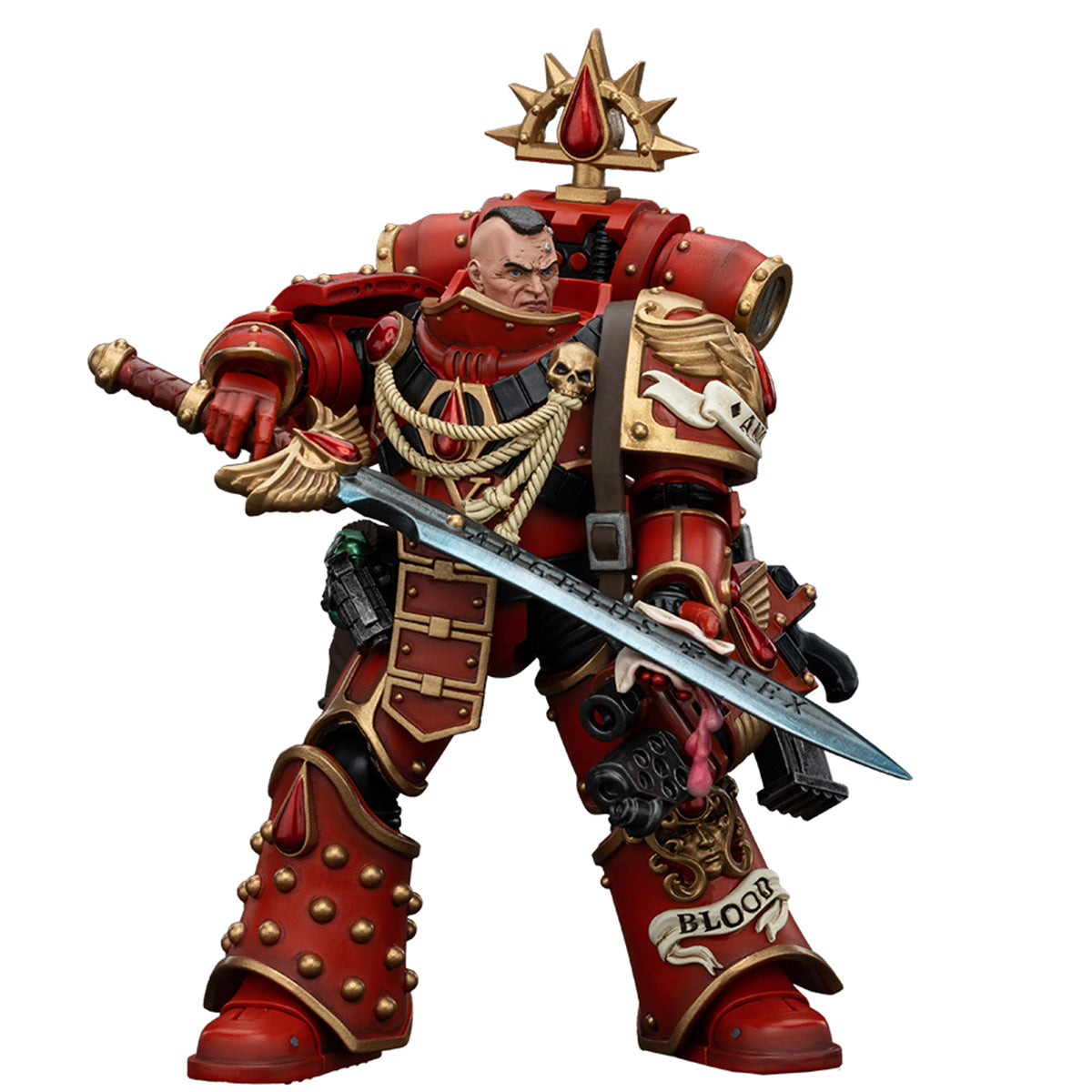 JOYTOY Warhammer The Horus Heresy Blood Angels Raldoron First Captain of the Blood Angels Action Figure