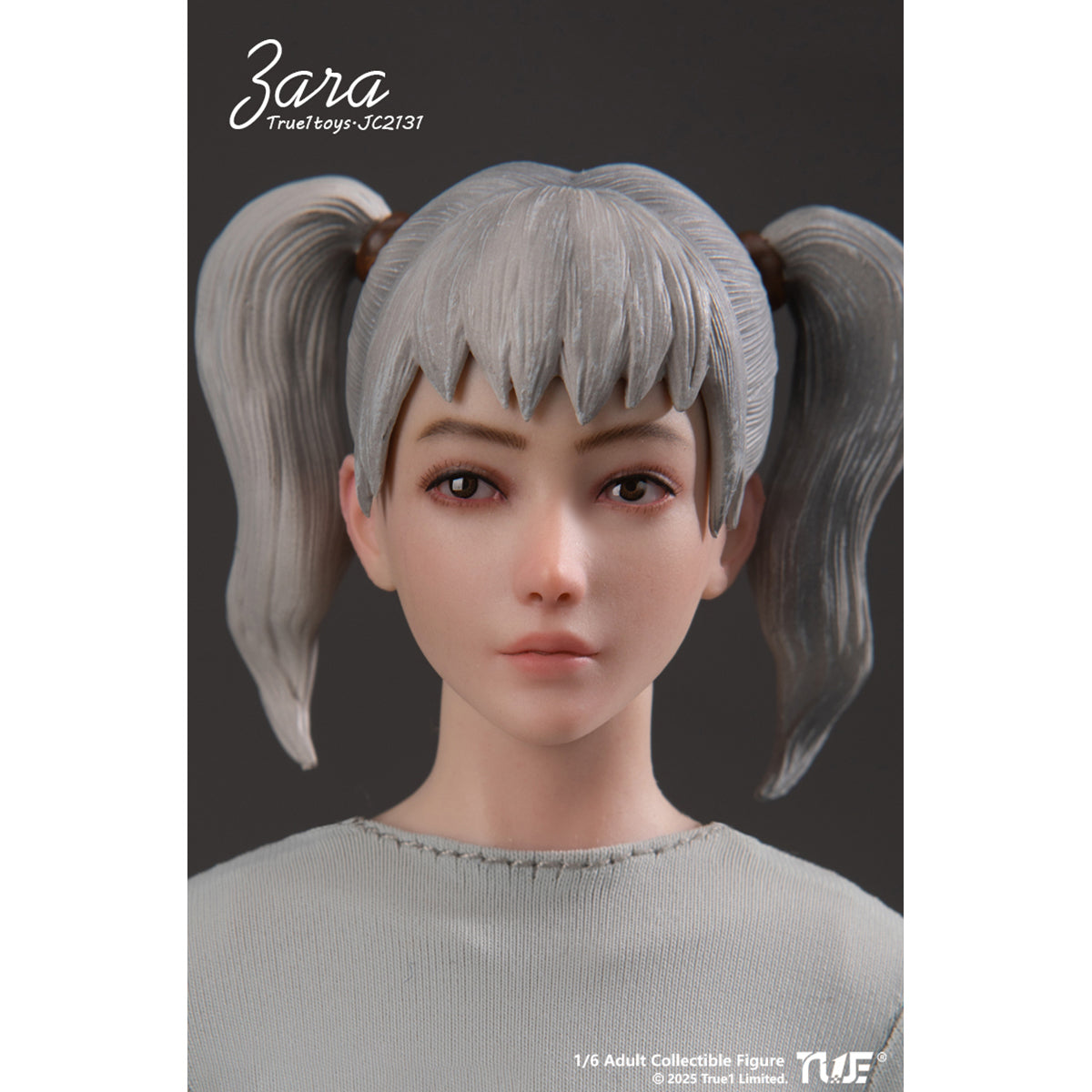 True1Toys JC2131 Sporty Girl ZARA Brown Hair Version 1/6 Scale Action Figure