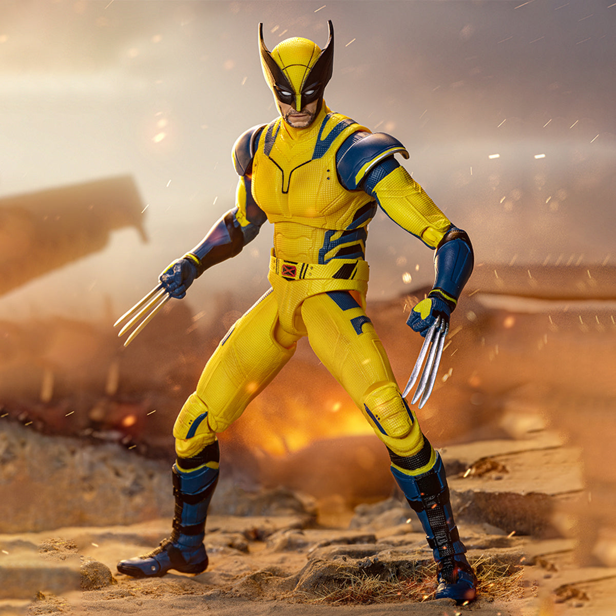 Figuras de acción de Wolverine y Deadpool, edición cinematográfica de ZD Toys
