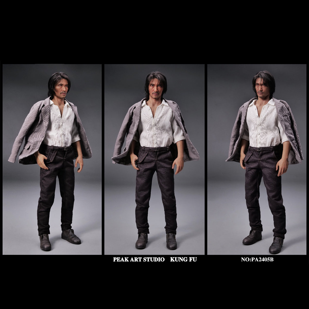 PEAKART STUDIO 12-Inch Kung Fu Action Figure Customized Edition Silicone Movable Series