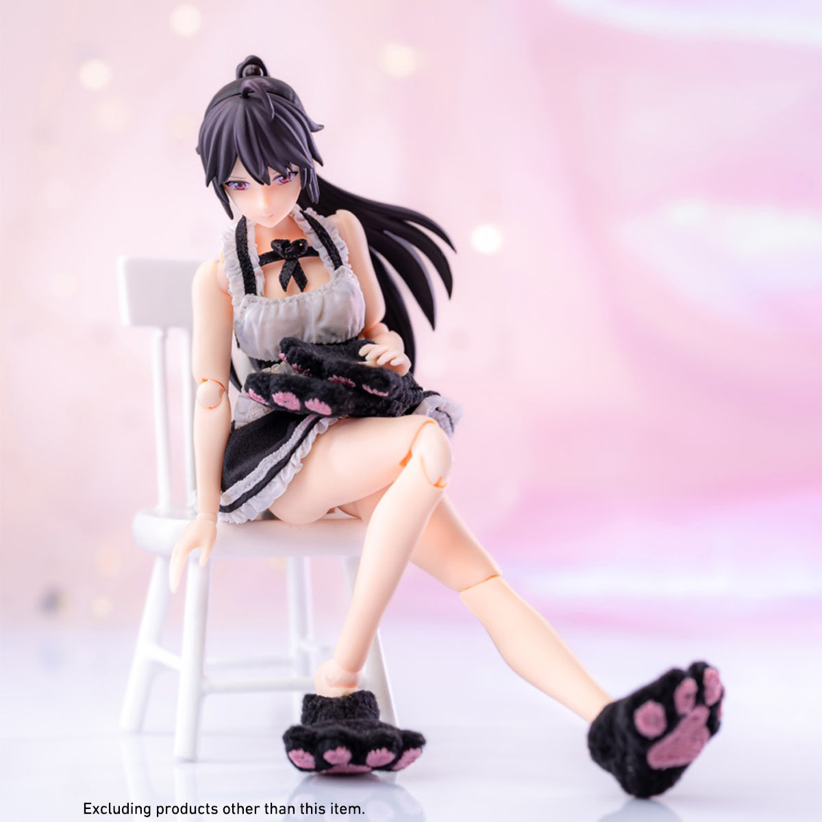 HASUKI 1/12 Maid Outfit Doll Clothes Costume Accessory for 6-inches Figure