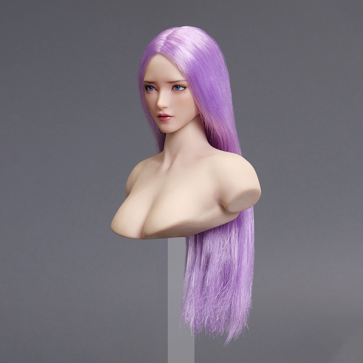 Escultura de cabeza femenina asiática con ojos móviles de YMTOYS - Lianxiang para figuras de acción