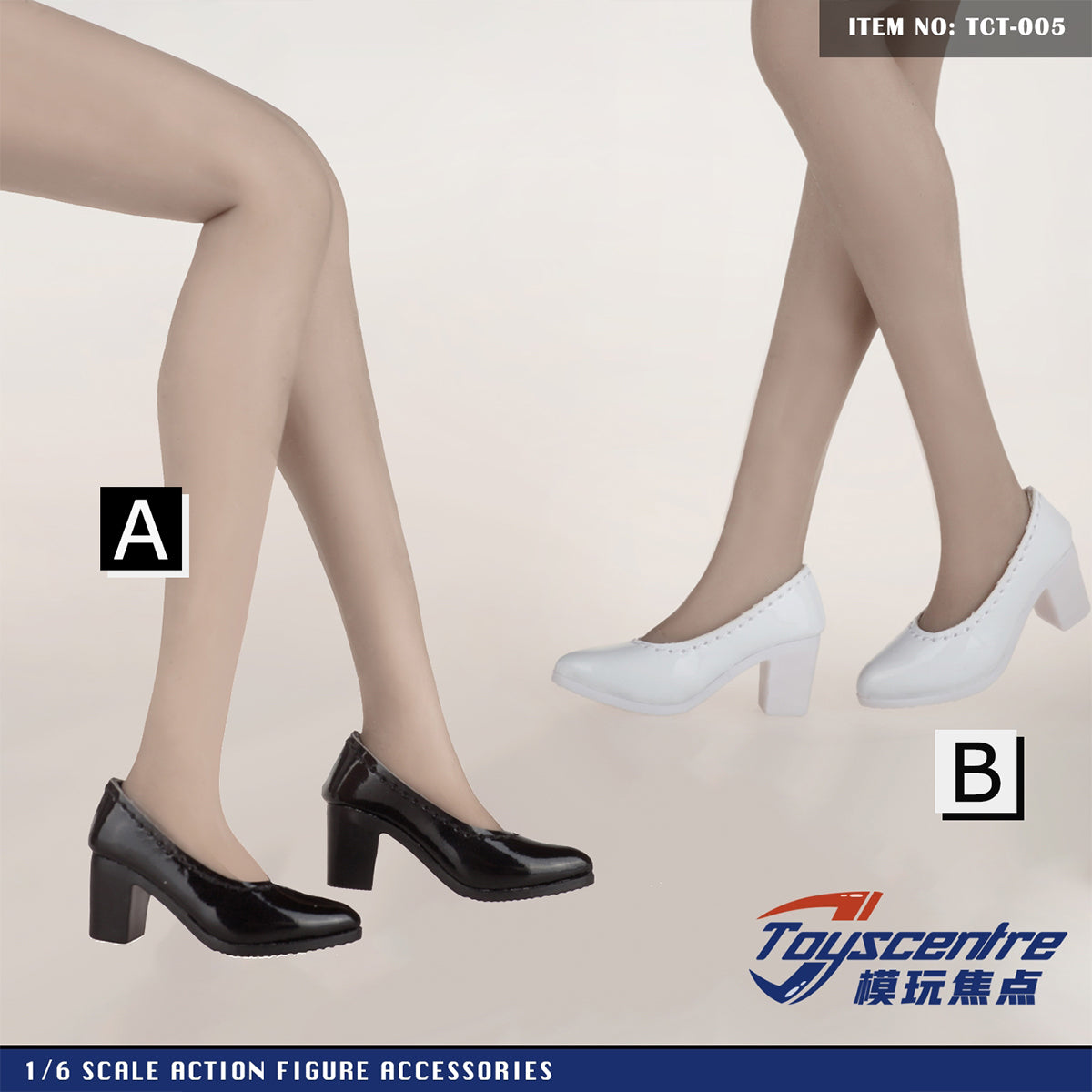 Toyscentre High-Heeled Model TCT-005 Doll Accessory Fit 1/6 Scale 12-inches Figure