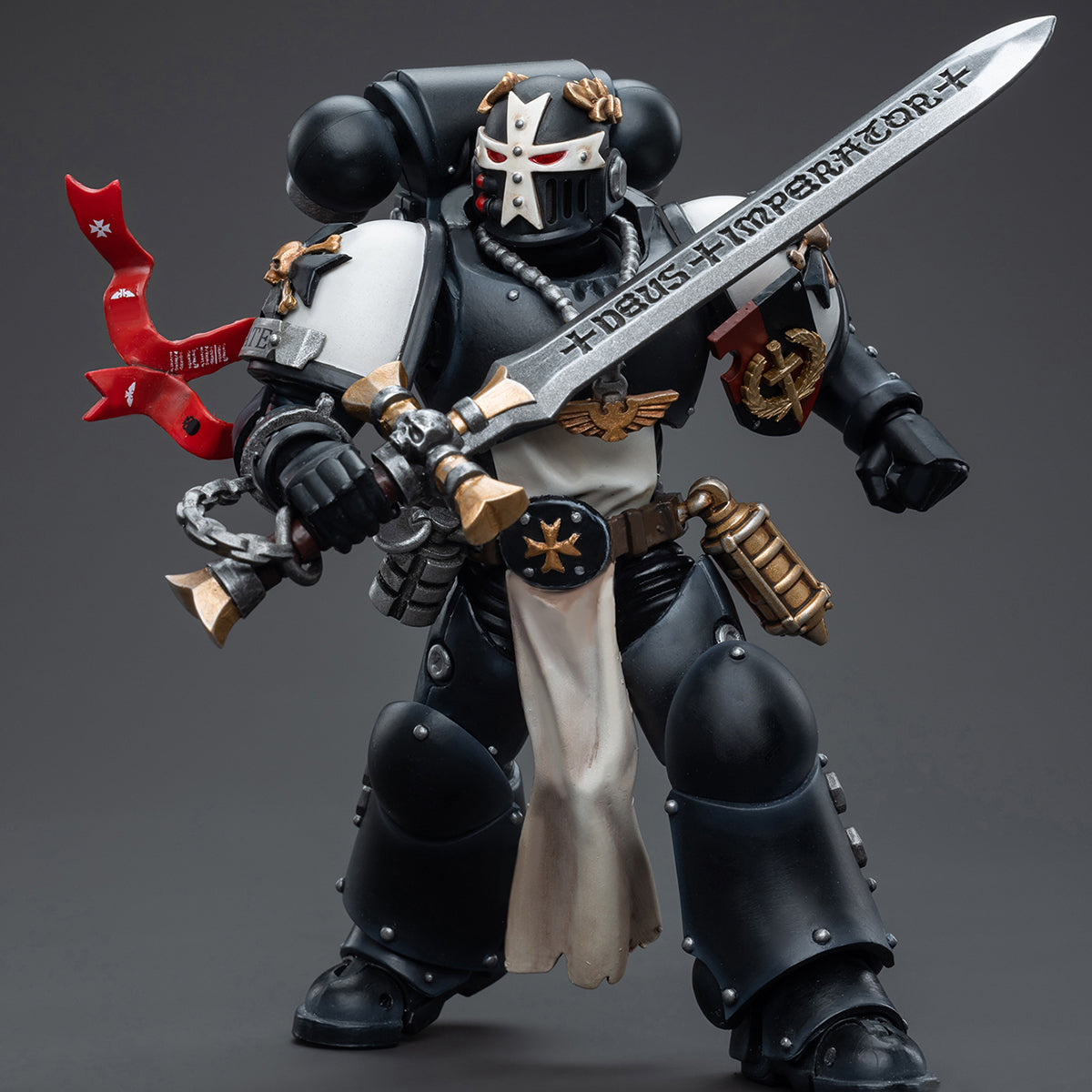 JOYTOY Warhammer 40,000 Black Templars Emperor's Champion Bayard's Revenge 1/18 Action Figure