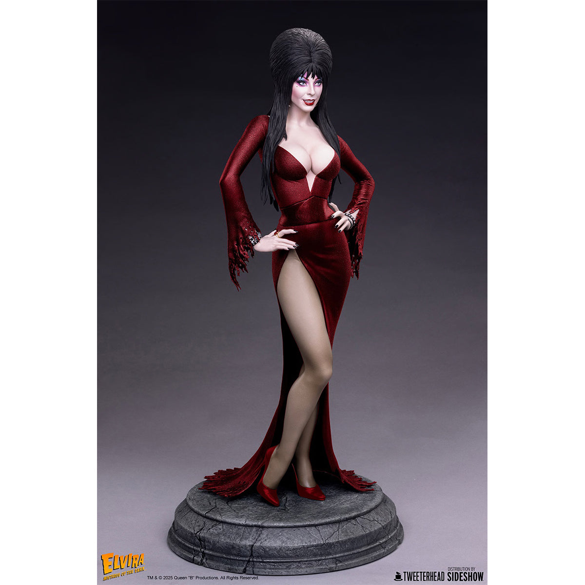 Sideshow x Tweeterhead, Elvira, Art Figurine