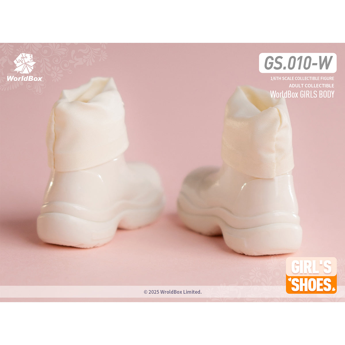 Worldbox Fashion Drawstring Rain Boots Doll Accessory 1/6 Scale Fit Action Figure