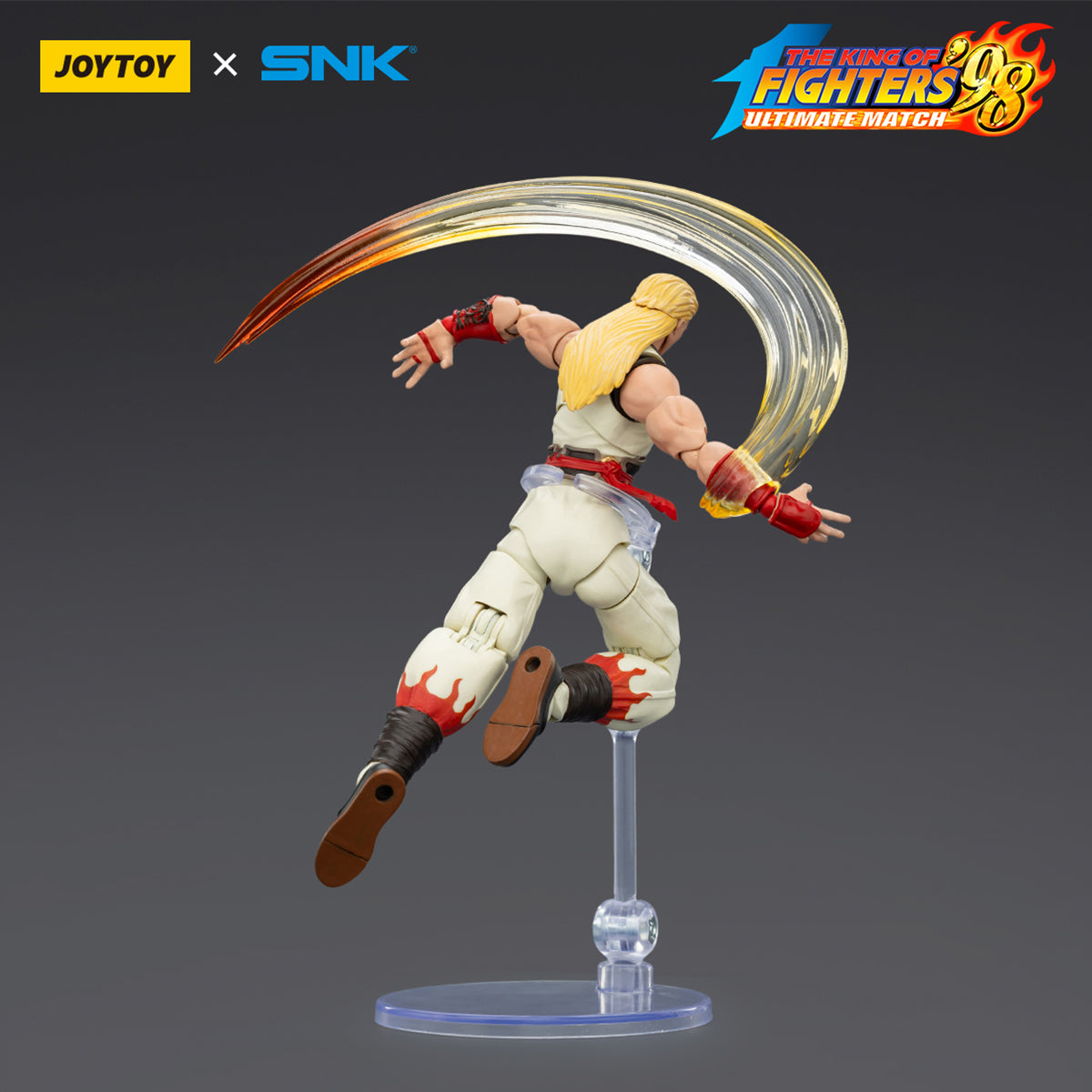 JOYTOY KOF '98UM Fatal Fury Team Joe Higashi & Andy Bogard & Terry Bogard 1/18 Scale Action Figure