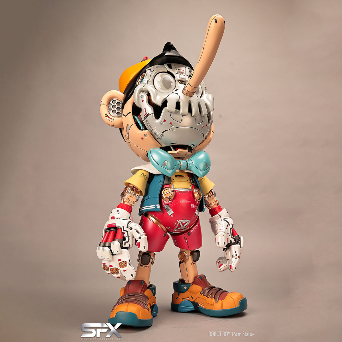SFX Collectibles 16cm Robot Boy Pinocchio Fully Colour Edition Statue