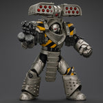 JOYTOY Warhammer La Herejía de Horus Guerreros de Hierro Tirano Asedio Terminator con lanzacohetes Figuras de acción