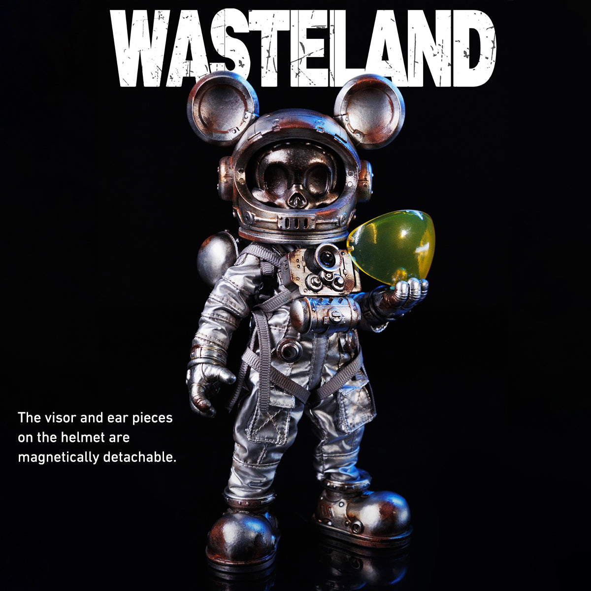 WeArtDoing Time Warrior Series Wasteland: Space Mouse Flash Silver Action Figure
