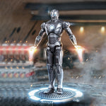 Figurine de collection ZD Toys série anniversaire : Iron Man MK2, édition illuminée, hauteur 18 cm