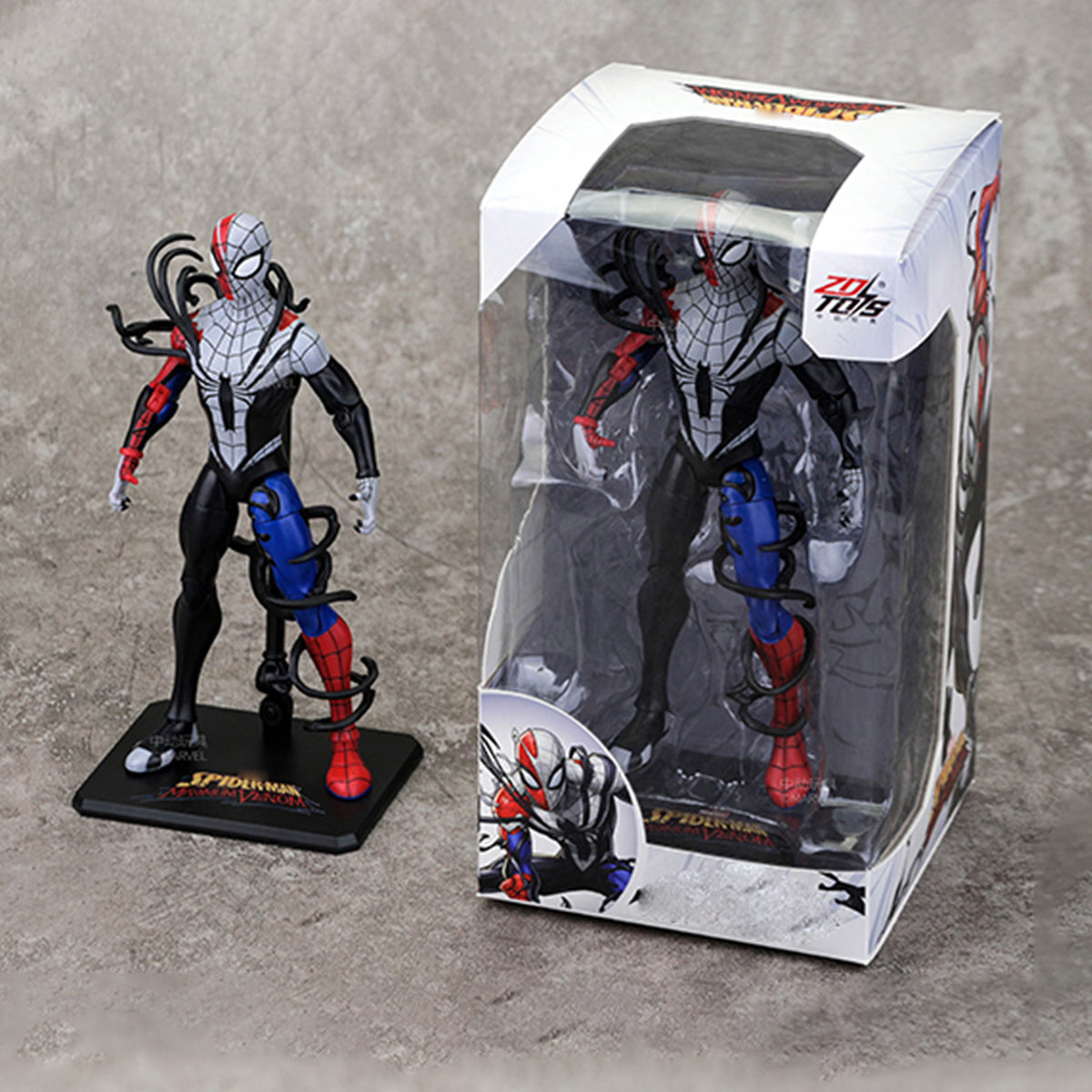 Figuras de acción de Spider-Man Venomized de ZD Toys