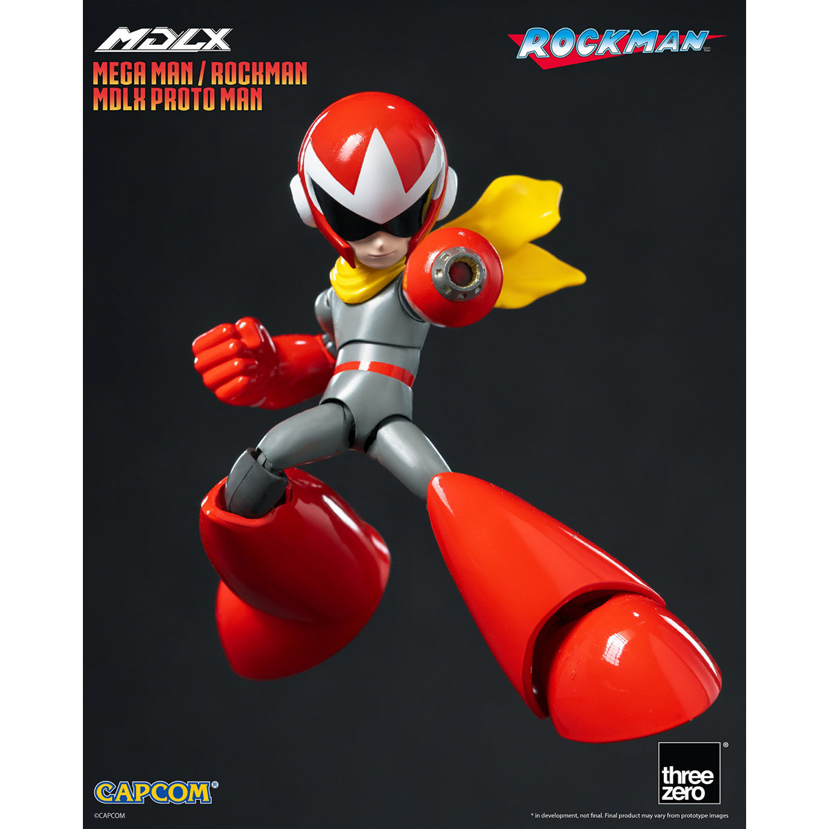 Threezero Rockman / Mega Man MDLX Proto Man 3Z09890A0 Action Figure