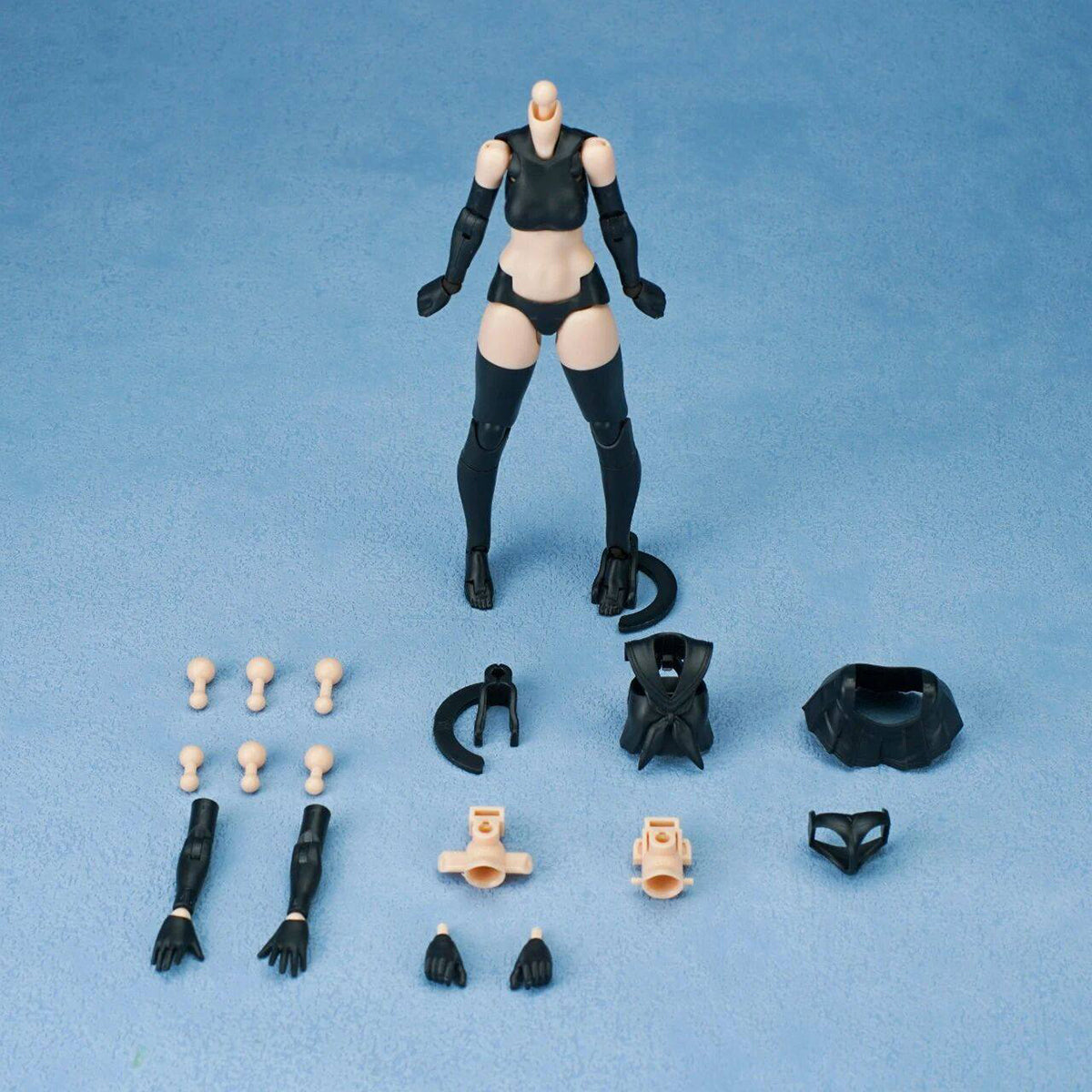 D-house Gunner Mecha Musume Body Accessory Pack Skin Ver. 1/12 Scale Model Kits