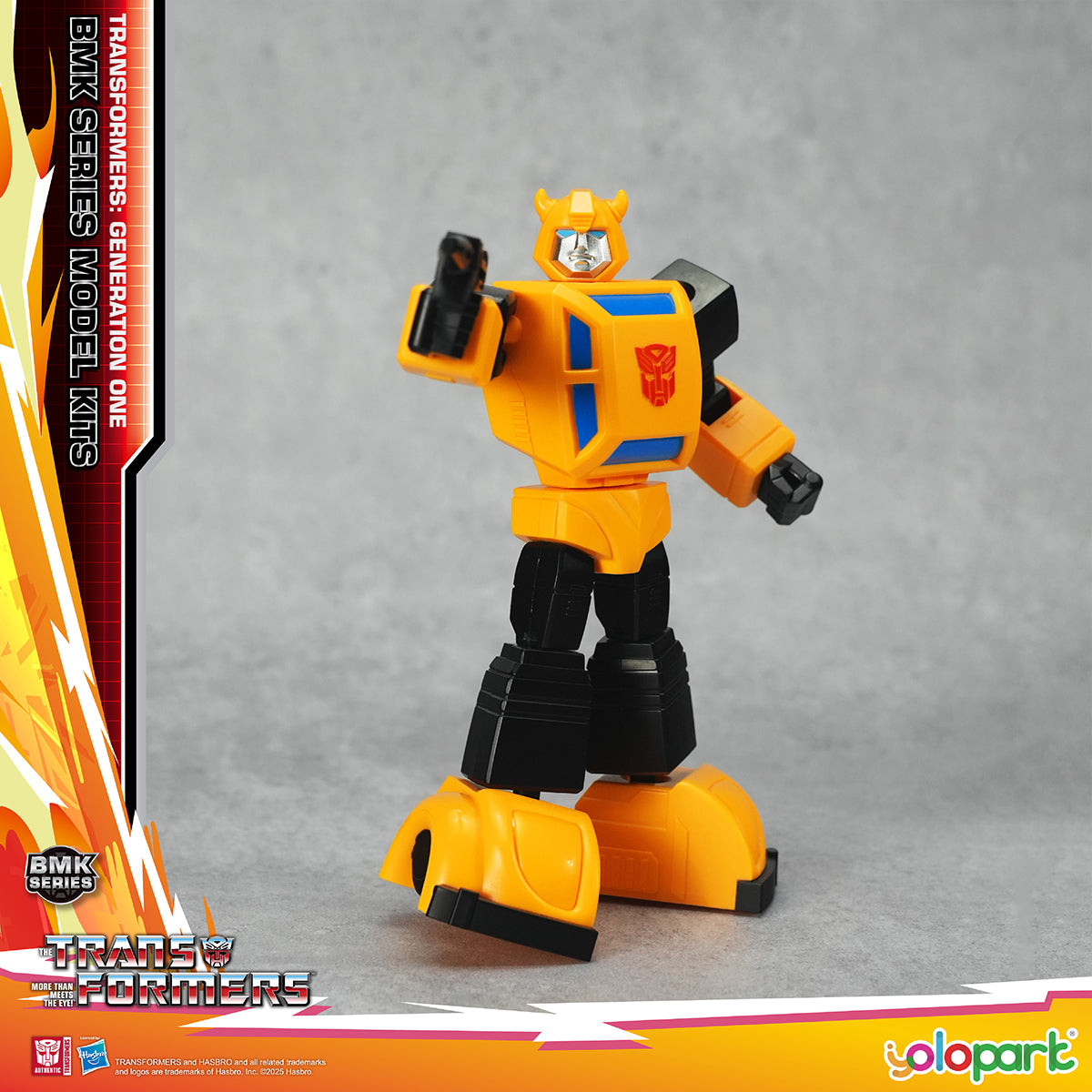 Yolopark Transformers G1 Animation BMK Optimus Prime Megatron Bumblebee Starscream Set Model Kit