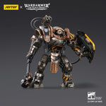 JOYTOY Iron Warriors Iron Circle Domitar-Ferrum Class Battle-automata with Karceri Battle Shield and Graviton Crusher JT02847 1/18 Scale Action Figure
