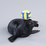 JXK Seal Cat Meow Group Static Animal Figurine