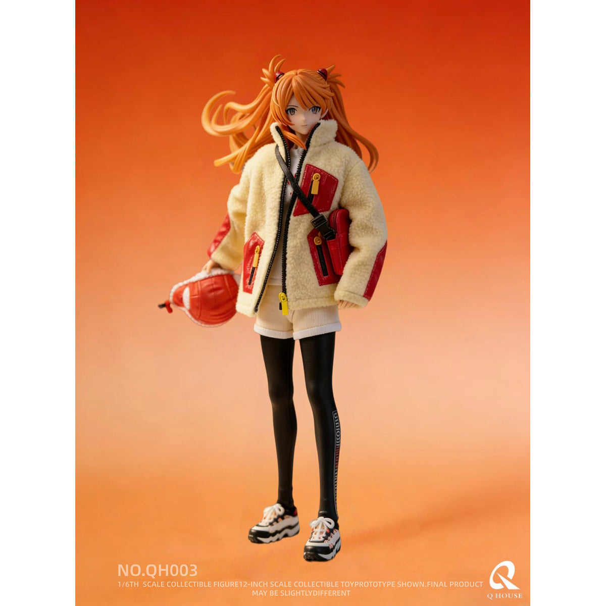 Q HOUSE Evangelion Shin Gekijouban: Q - Souryuu Asuka Langley QH003 1/6 Scale Action Figure Set