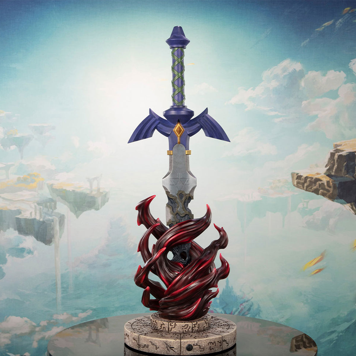 First 4 Figures The Legend of Zelda: Tears of the Kingdom Decayed Master Sword Life-Size Statue