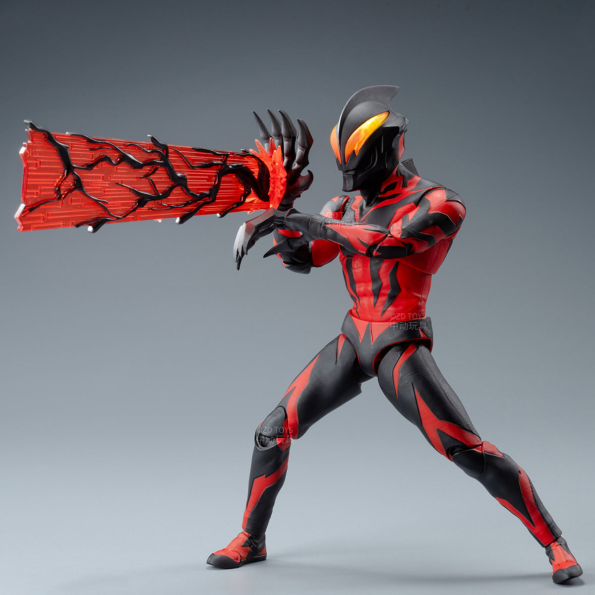 ZD Toys 1/10 Belial Atrocious & Ultraman Cosmos Luna Mode & Ultraman Belial & Ultraman Dyna, All Luminous Version Action Figures