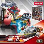 iUBEST Glory Alliance QINGFEI & LEIJIZHI & MACHIAPTER & MYSTICLOCK & EPSILON & PRINCE GLADOUS & DIVINE-WIND Equipped with weapons and two forms Transfor Mech Robot Model Vehicle