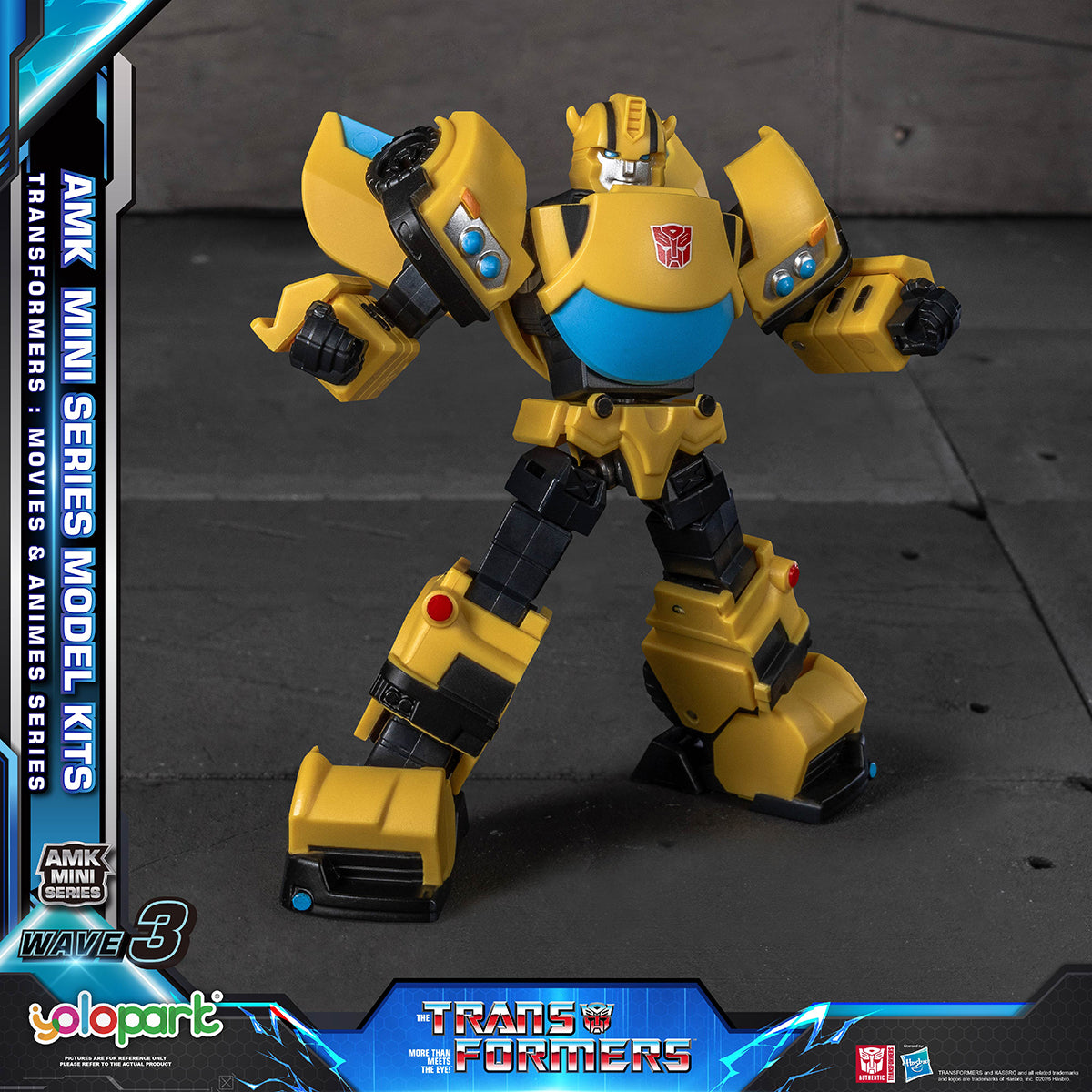 Yolopark AMK MINI WAVE 3-TF3 Bumblebee AMKM3BB Pre-assembled Model Kits