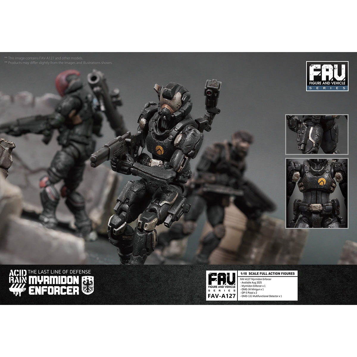 TOY ALLIANCE Acid Rain World FAV-A127 Myrmidon Enforcer Action Figures