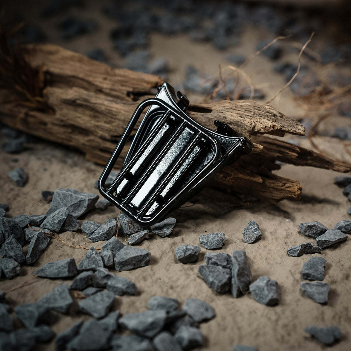 TrickyMan12 SUPER CUB SCRAMBLER MOTORCYCLE Vehicle & Rear Rack 1/6 Scale Vehicle Model