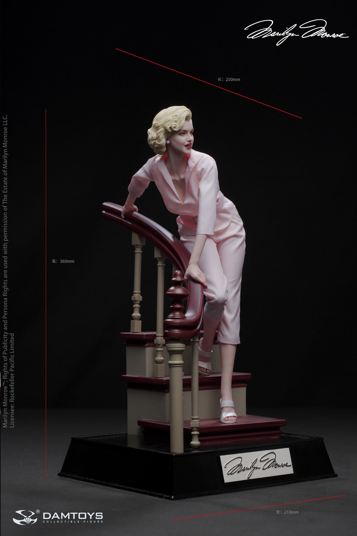 DAMTOYS Marilyn Monroe Full-Body Realistic Statue