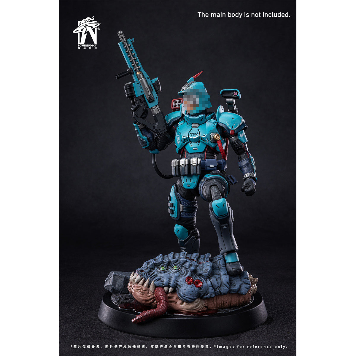 Powerspotoy Xpedion Steel Thunder Special Force Tactical ARM 1/12 Scale Action Figure & Diorama Base