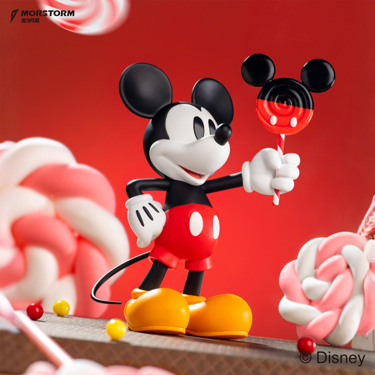 MORSTORM Classic Series Ice Cream Mickey Color Variant Art Figurine