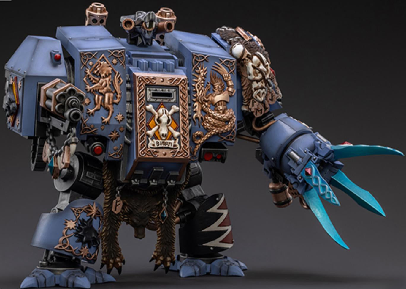 HiPlay JoyToy Warhammer 40K Collectible Figure: Space Wolves Bjorn The Fell-Handed Action Figures