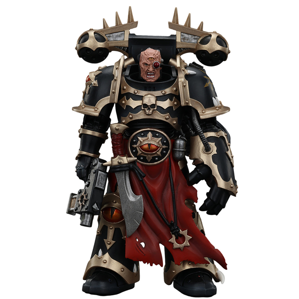 JOYTOY Chaos Space JT00966 Marines Black Legion Chosen with Bolt Pistol and Power Fist 1/18 Scale Action Figures