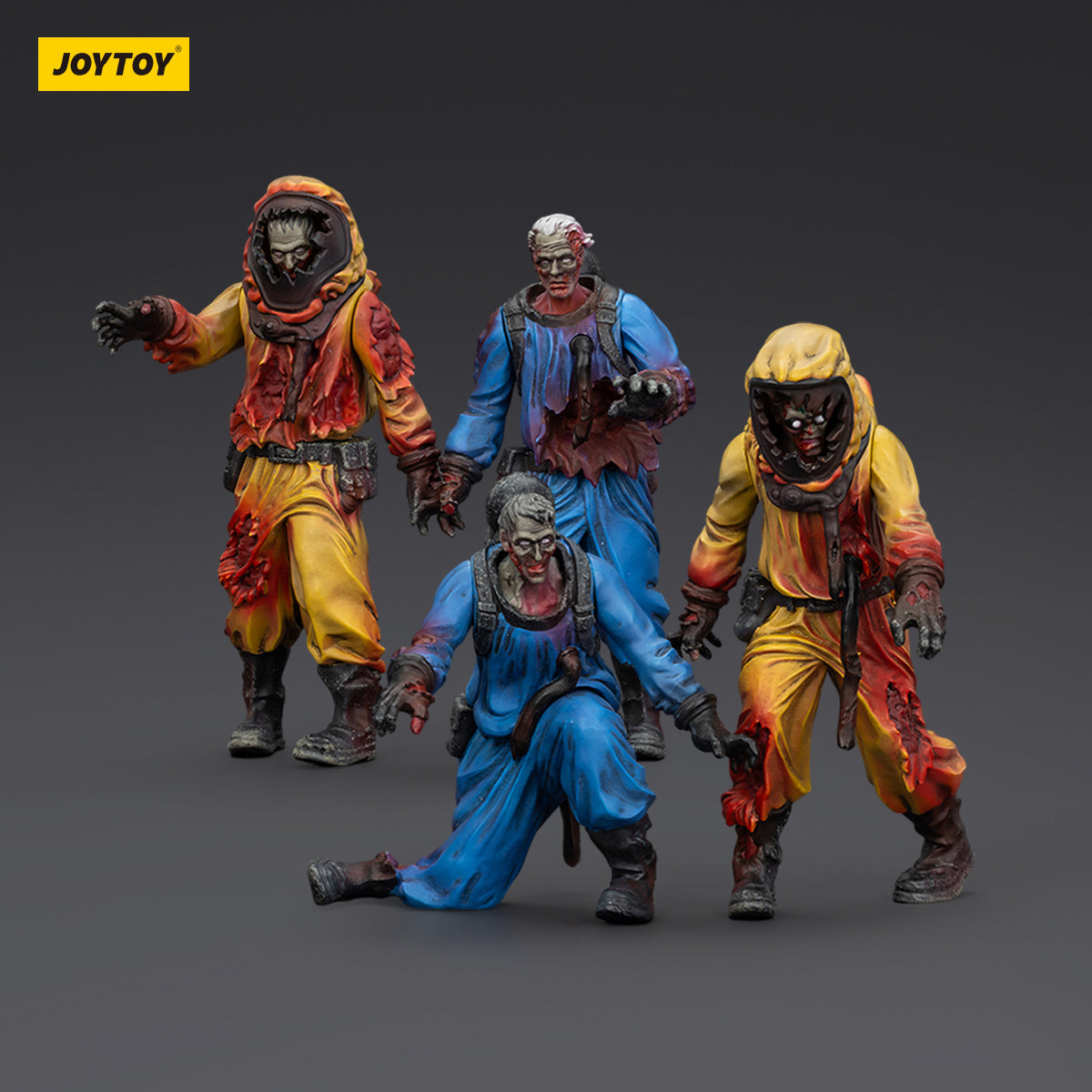 (Only Shipped to the US) JOYTOY 1/25 Dark Source Zombie Figure Biochemical Lab Team JT01550 Action Figures