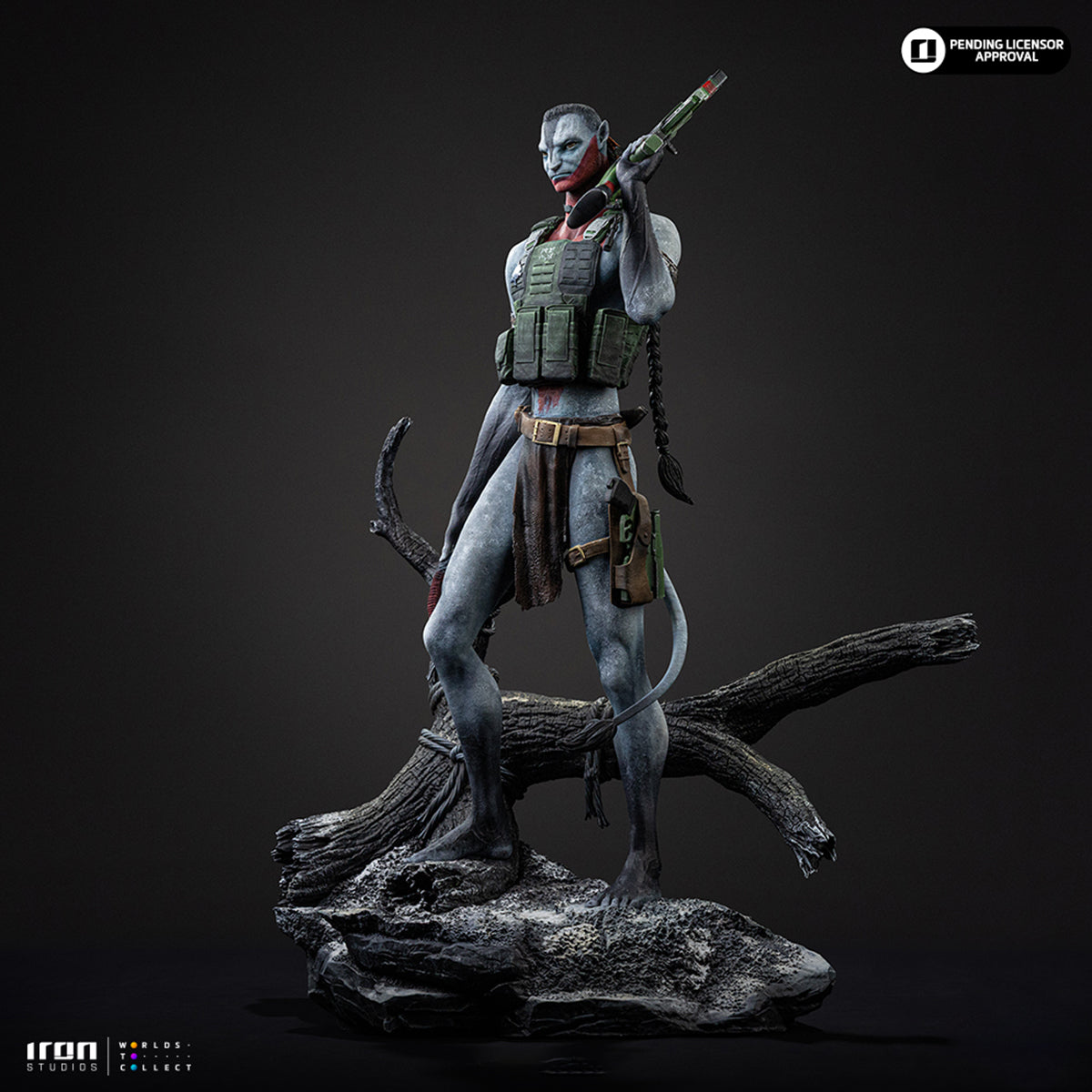 Iron Studios AVAT134025-10 Avatar 3: Fire and Ash - Miles Quaritch 1/10 Scale Art Statue