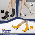 Toyscentre, Female Pointed High Heels Shoes, Doll Accessory for 12-inches Action Figurine