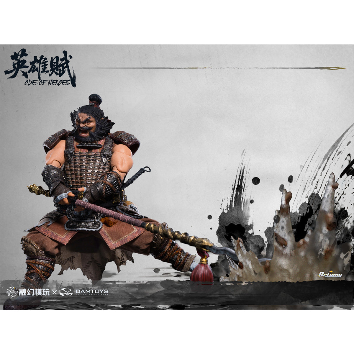 FUSION FANTASY × DAMTOYS Odes of Heroes Wanfu Mokai FTOH-02 Zhang Fei 1/12 Scale Action Figure