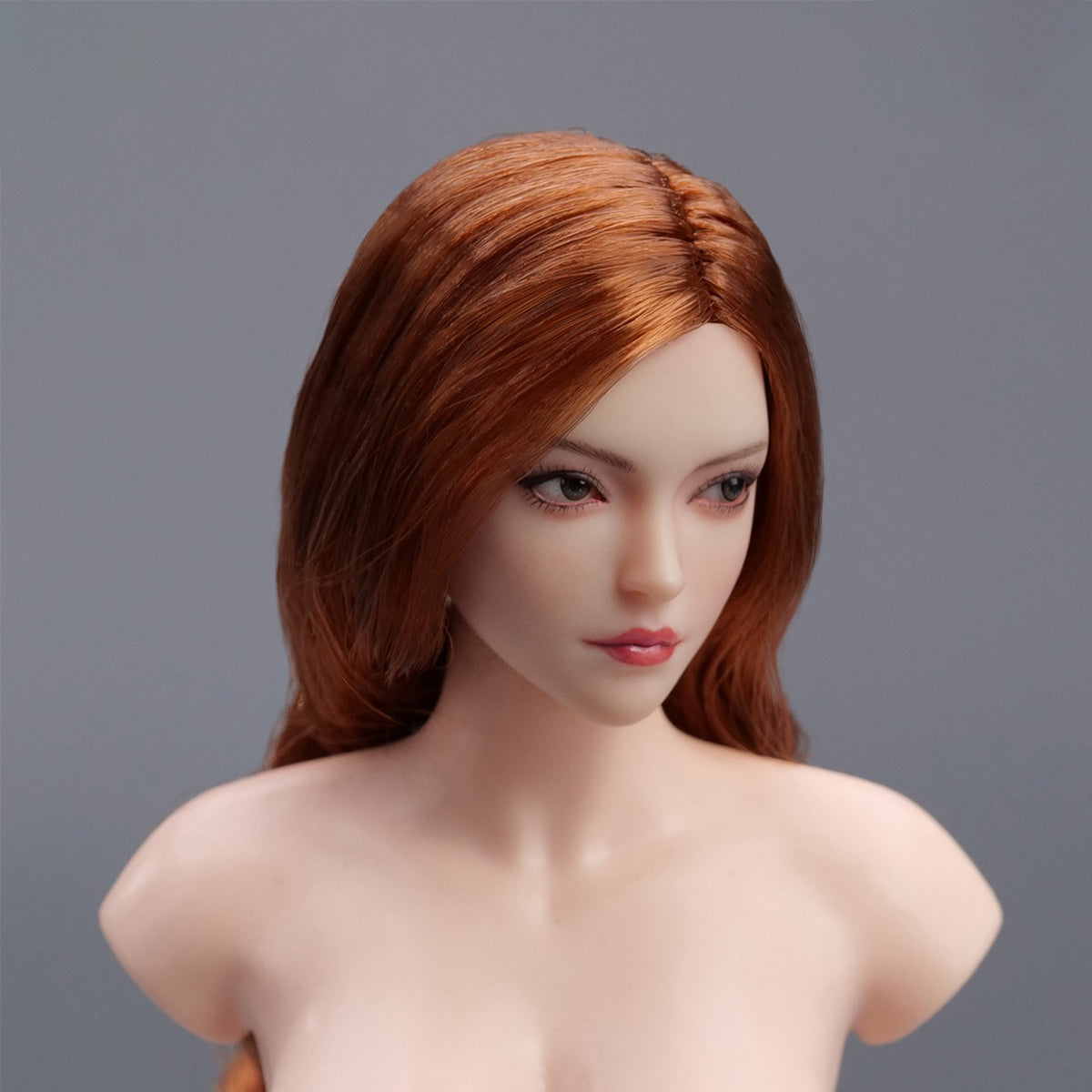 YMTOYS Action Figure Head Sculpt Accessory: Asian Female Head Sculpture - Xiao Zhao, Movable Eye, For 12-inch Miniature Figure