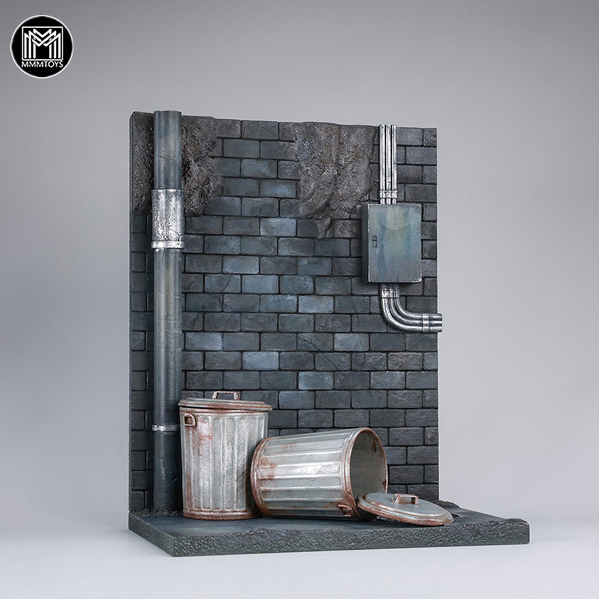 MMMTOYS, Dark Alley Platform/Beneath the Pipe, Scene Base for 6-inches Figurine