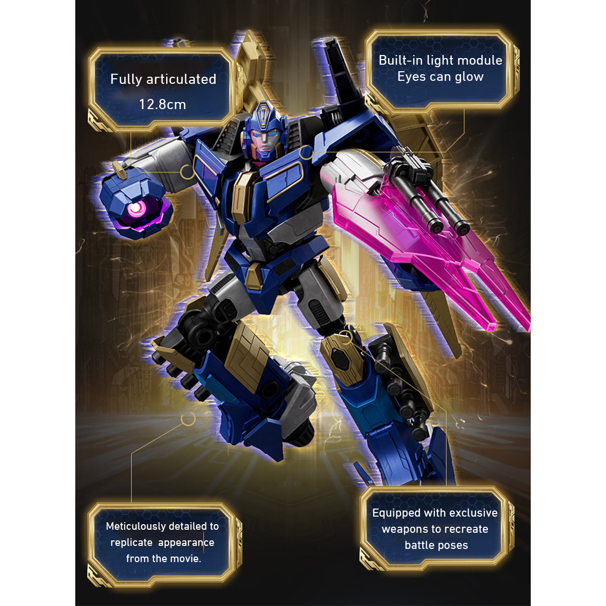 (Only Shipped to the US) BLOKEES transformers Origins One Sentinel Prime Assembly Model Kits Beyond Edition
