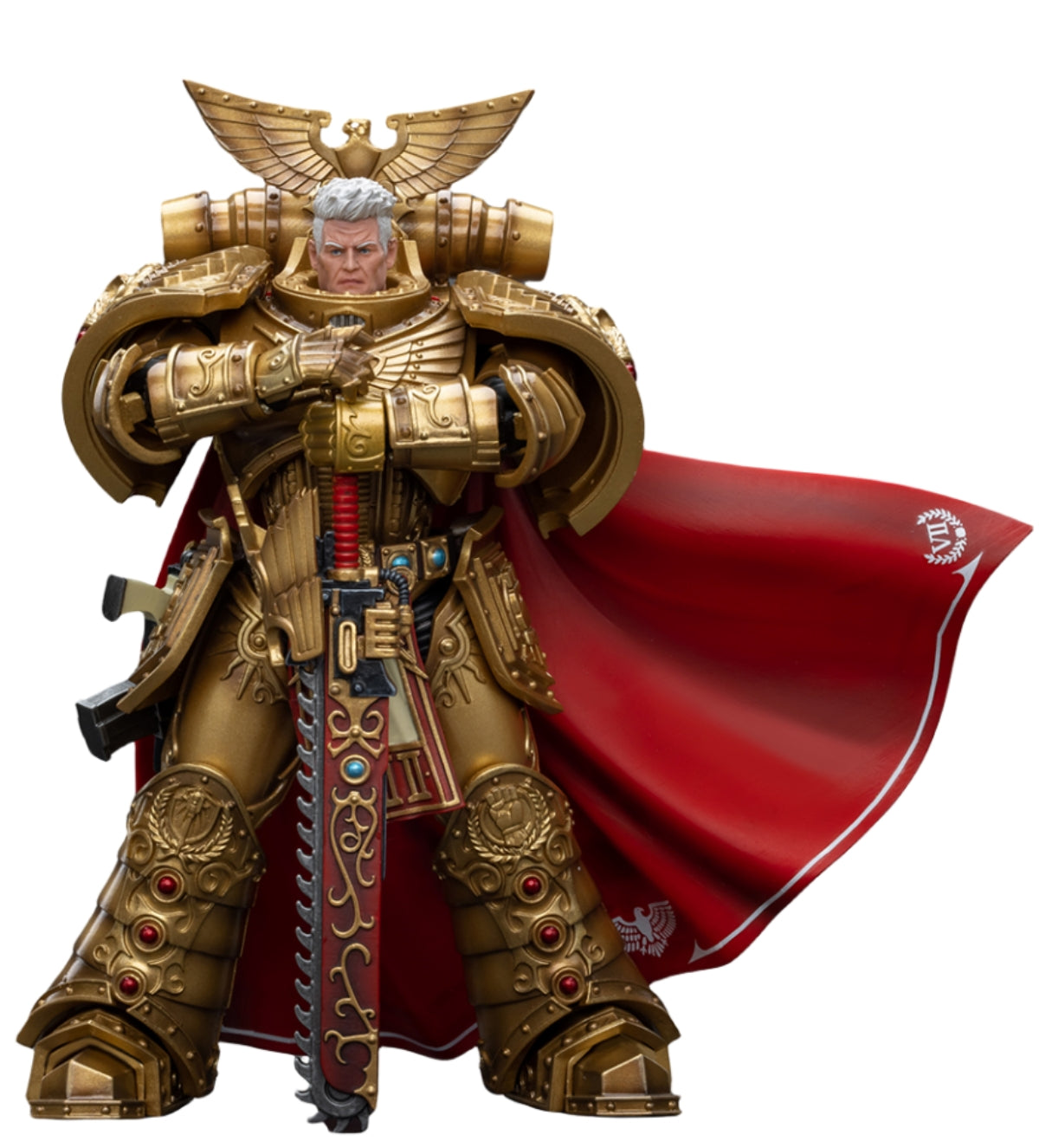 HiPlay JoyToy Warhammer The Horus Heresy Collectible Figure: Imperial Fists Rogal Thorn, Primarch of The Vllth Legion 1:18 Scale Action Figures JT8865