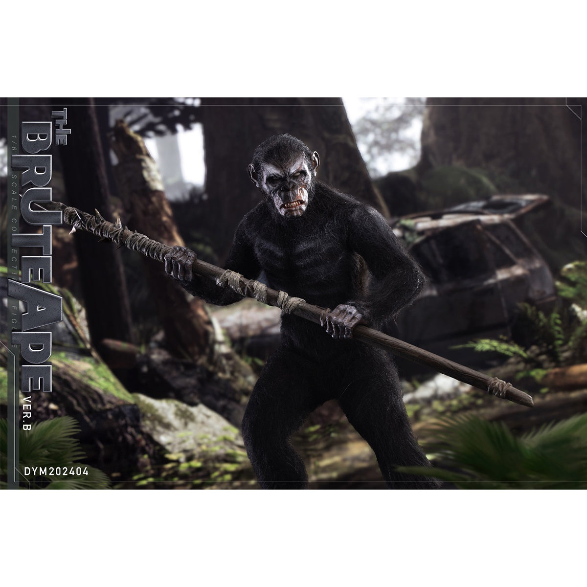Hellcat, Ape Leader & Black Painted Horse 1/6 Scale Action Figure