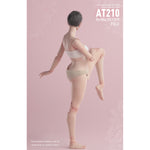 Figura de acción femenina Worldbox con cuerpo estándar, busto mediano, piel pálida y cintura articulada de abeja.