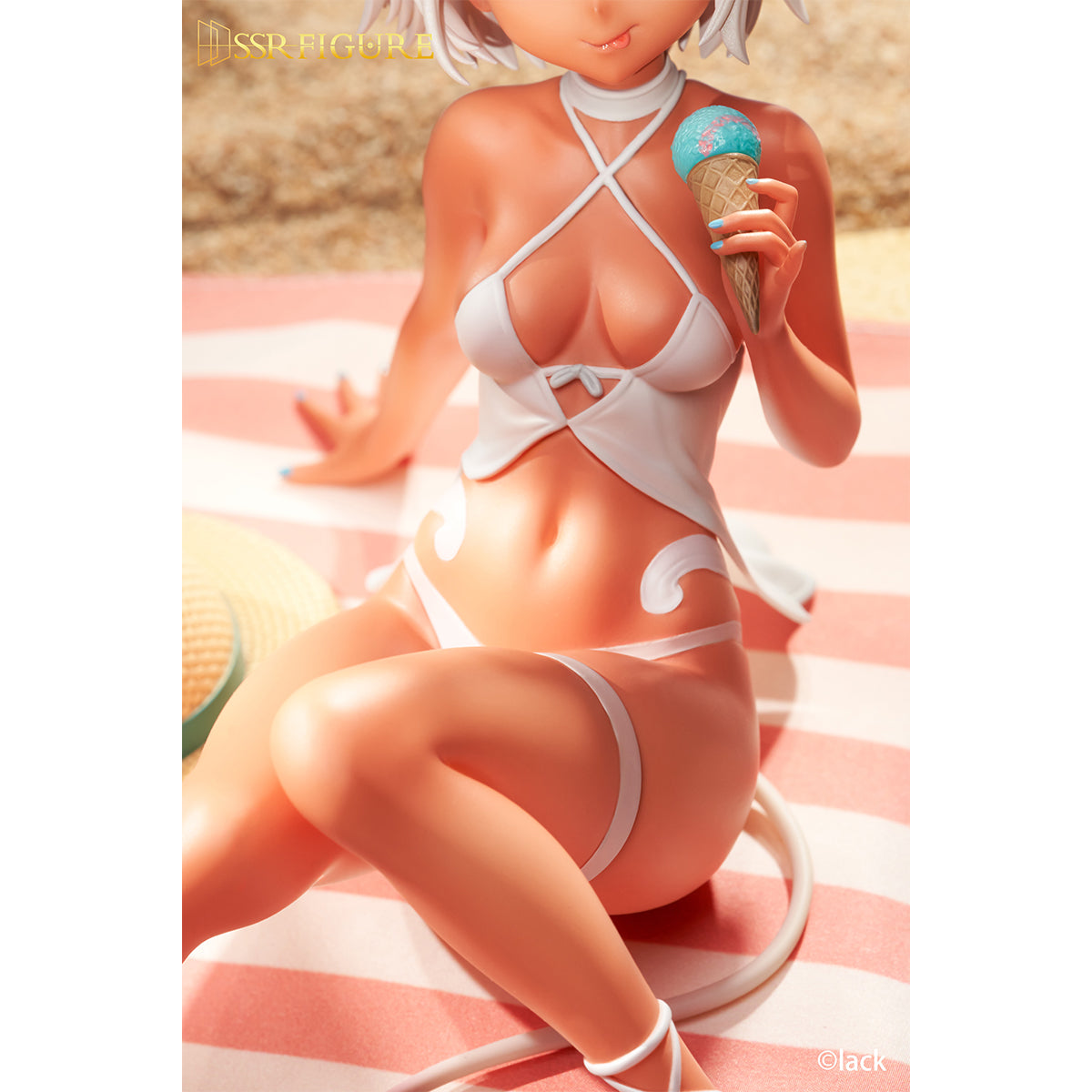 SSR FIGURE Caffeine-chan & Dark Elf Dancer: Summer Ver. 1/7 Scale Art Figurine