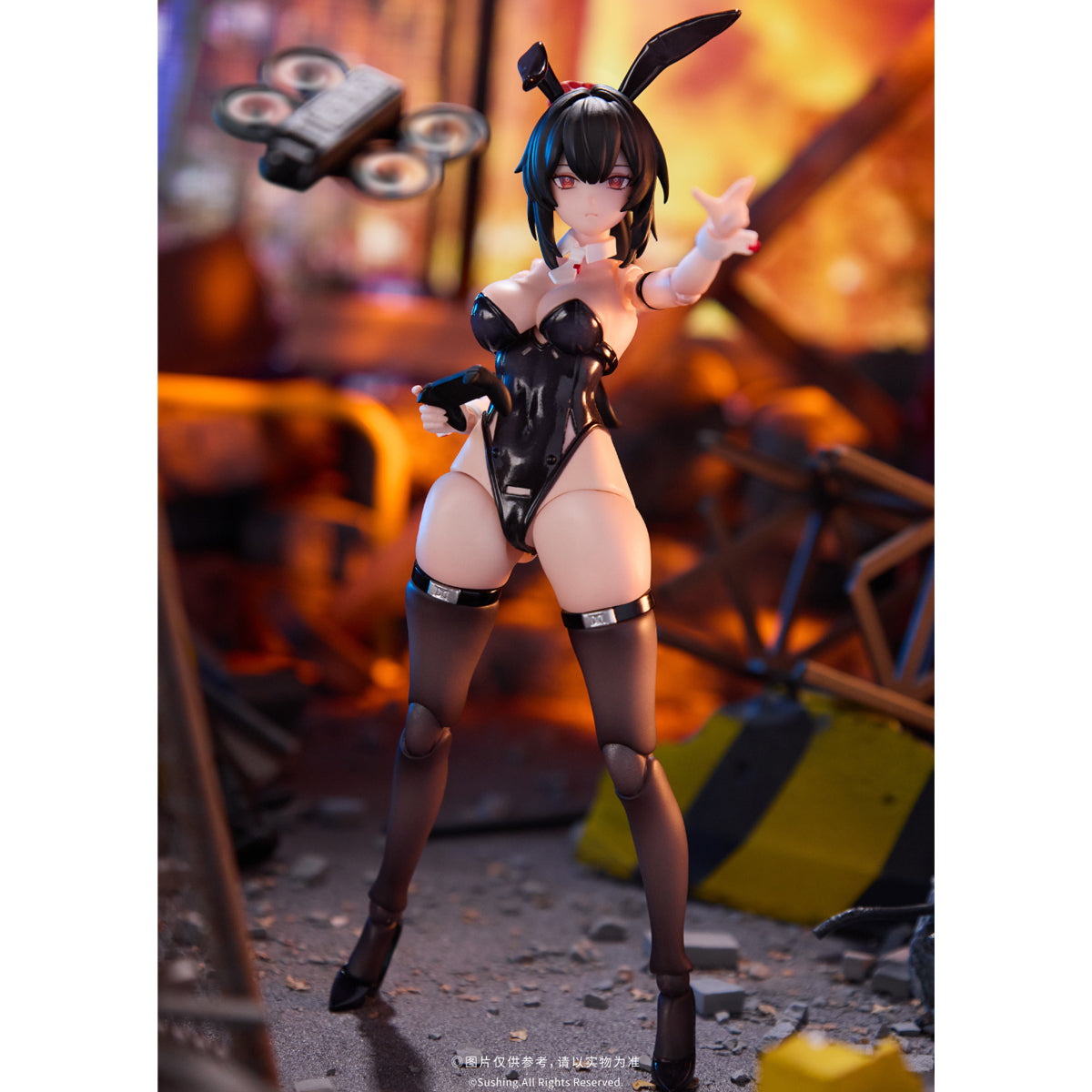 Sushing Rabbit Rapid Response Squad Assault Specialist LUNA 1/12 Scale Action Figure