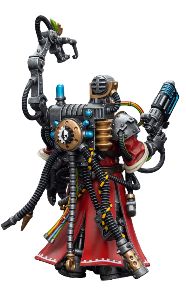 HiPlay JoyToy Warhammer 40K Collectible Figure: Adeptus Mechanicus Cybernetica Datasmith 1:18 Scale Action Figures